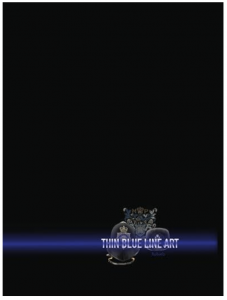 Thin Blue Line Art book cover