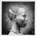 African Woman - Pencil